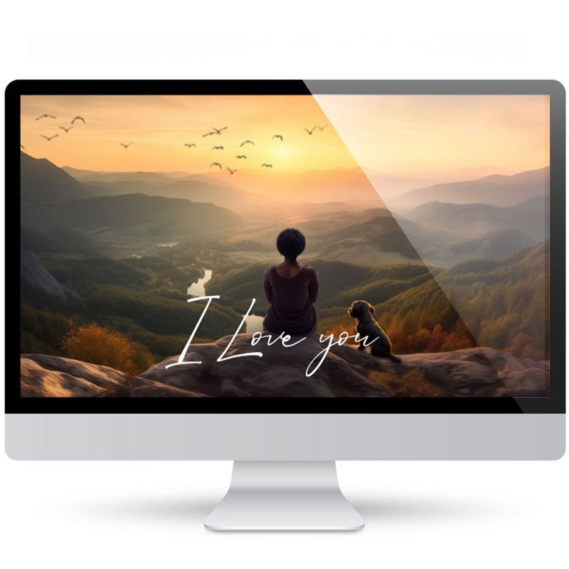 Customized Desktop Wallpaper – Personalized 3D Wallpaper Design for Unique Gifts