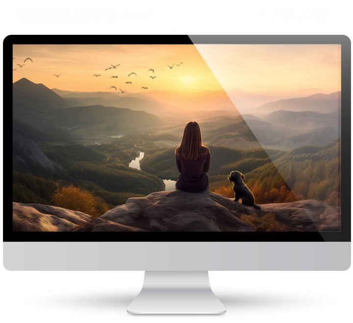 Mountain Sunset wallpaper