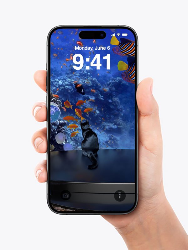 Coral reef wallpaper 4k - Colorful Fish, Black Cat & Underwater Ocean Scene (Ultrawide, Dual-Monitor, Mobile & Tablet)