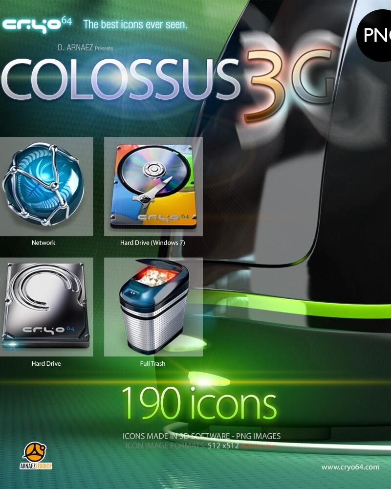 Colossus 3G - PNG Icons