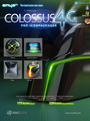 Cryo64 Colossus 4G - Icon Theme