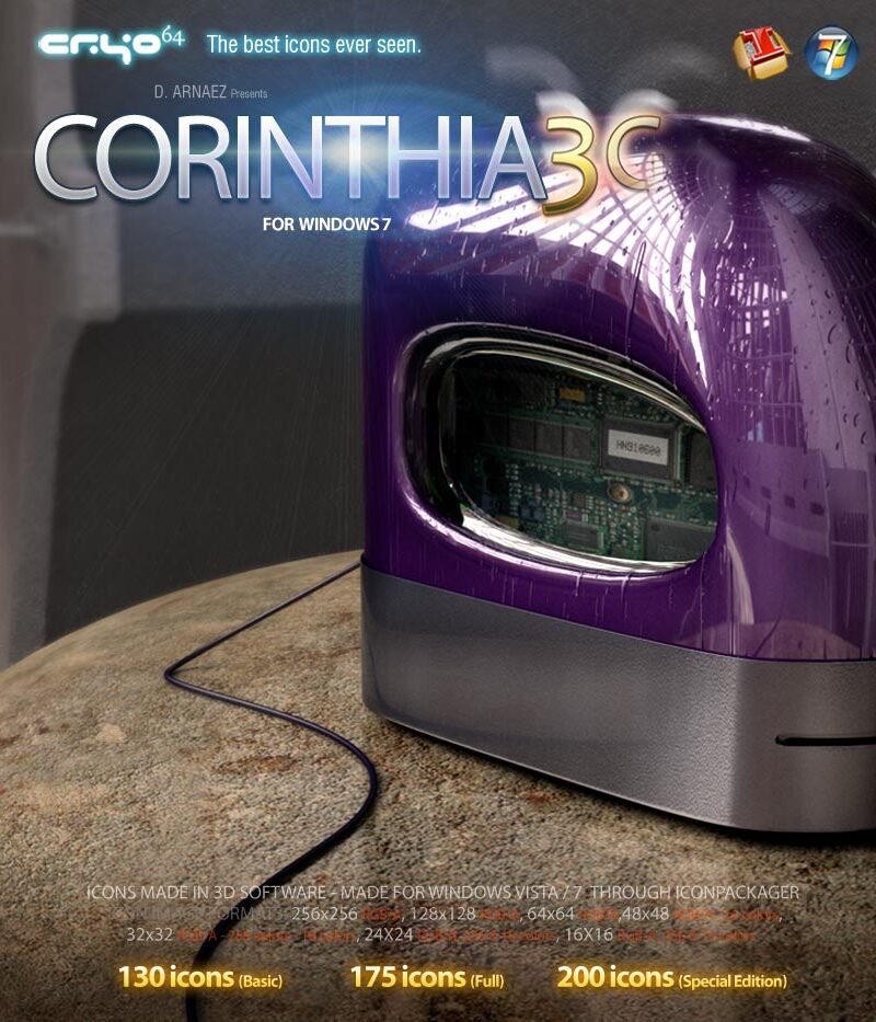 Corinthia 3G - Icon Theme Windows