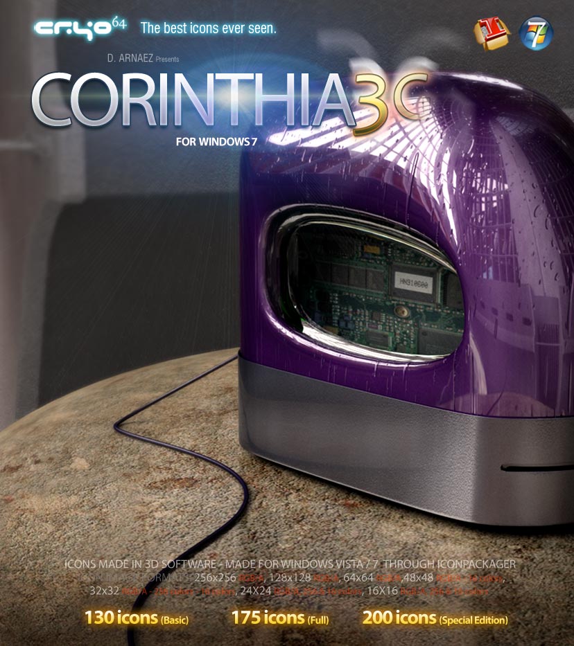 Corinthia 3G - Icon Theme Windows