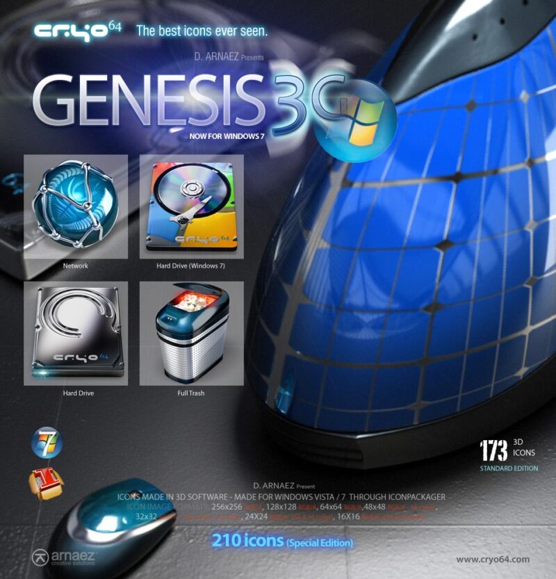 Genesis 3G - Icon Theme Windows