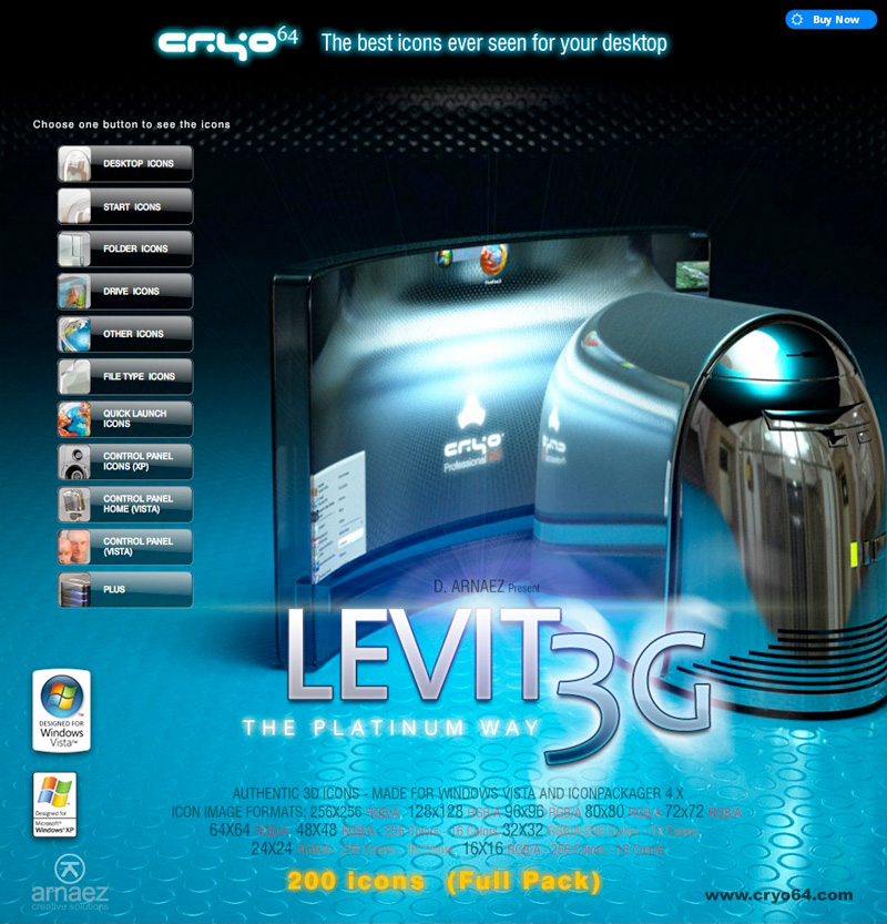 Levit 3G - Icon Theme Windows XP