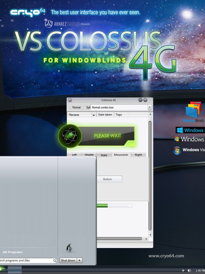 VS Colossus 4G - Windowblinds Theme