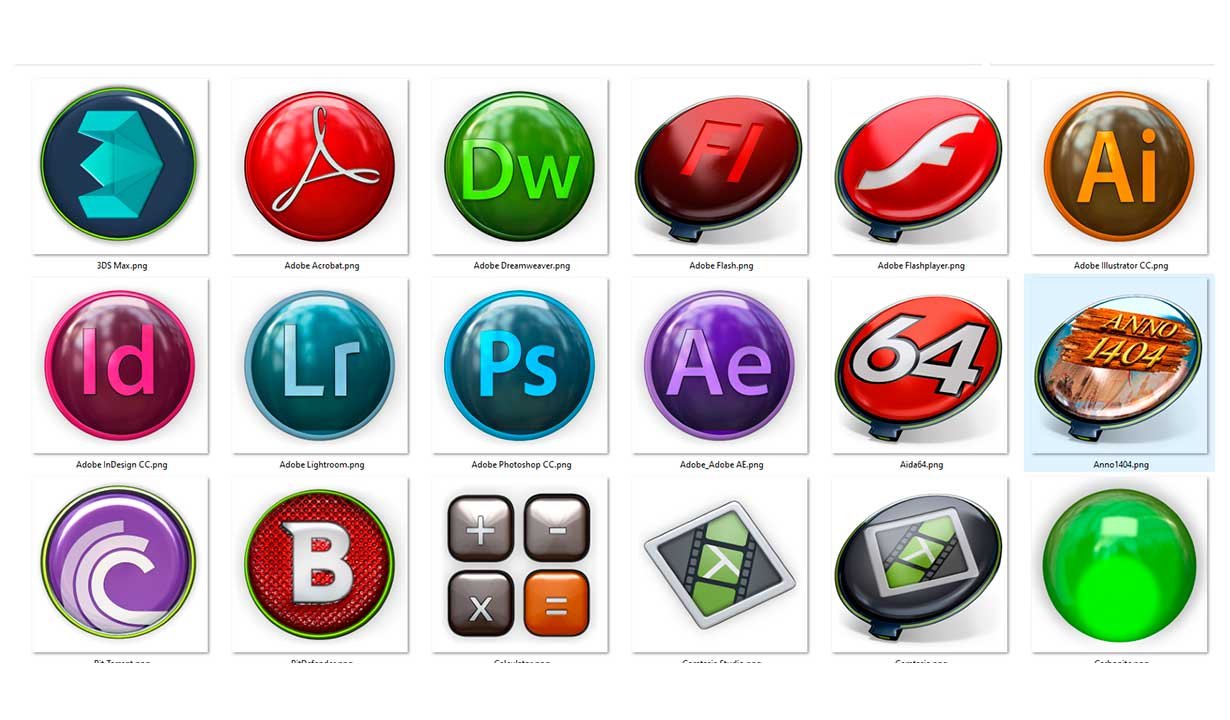 PNG icons apps