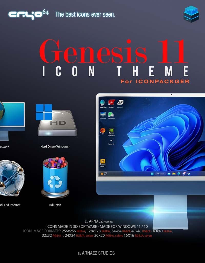 Icon theme for Iconpackager